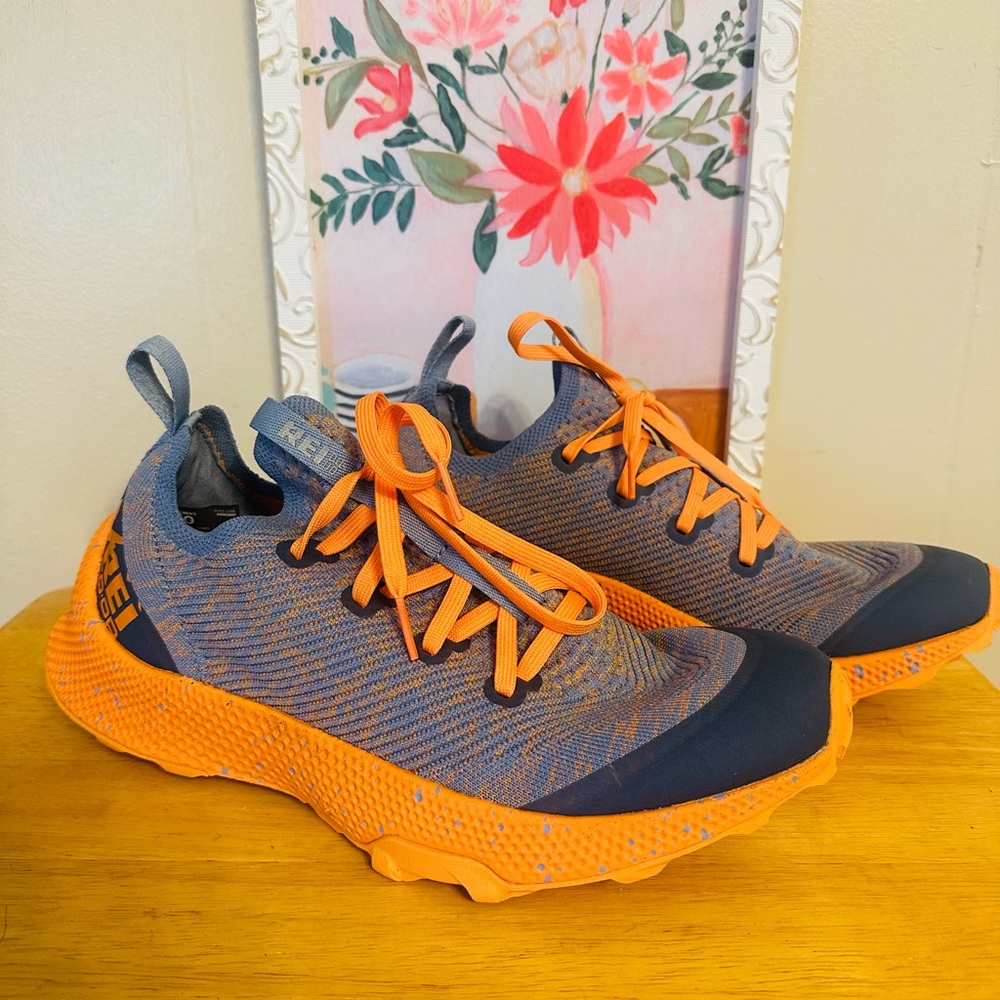 REI Co-op Swiftland MT Trail Running Shoes Mens 10 Gray/ Orange Hiking Outdoor